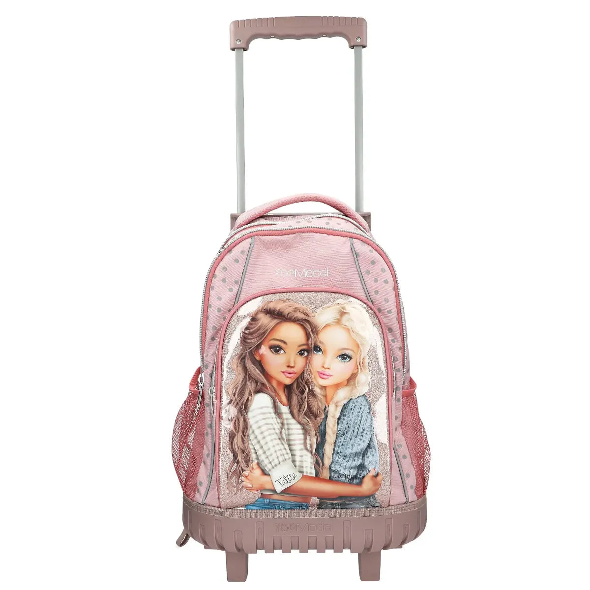 TOPModel Schulrucksack-Trolley DOTS, ausgezogener Griff