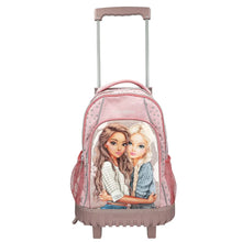 TOPModel Schulrucksack-Trolley DOTS, ausgezogener Griff