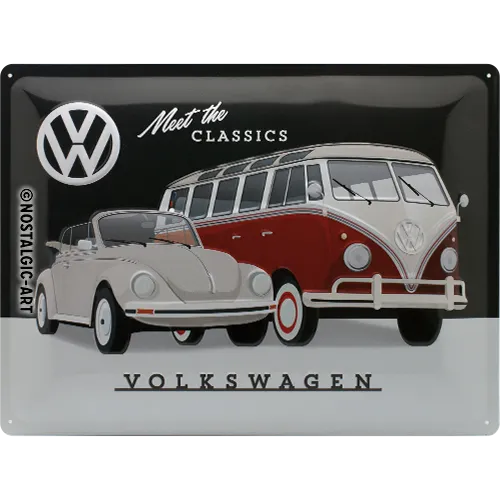 Nostalgic-Art Blechschild VW The Classics, 30×40 cm