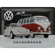 Nostalgic-Art Blechschild VW The Classics, 30×40 cm