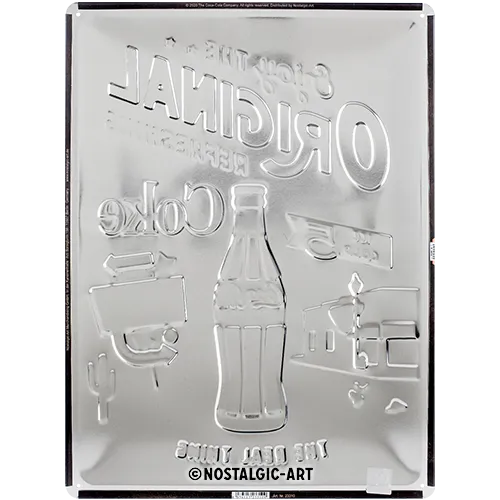 Nostalgic-Art Blechschild Coca-Cola Original Coke Highway 66, 30 x 40 cm