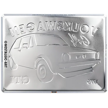 Nostalgic-Art Blechschild VW Golf GTI 1976, 30 x 40 cm