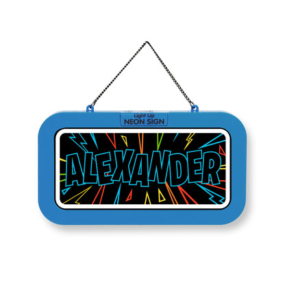 Personalisiertes Neon-Schild mit Name oder individuell gestaltbar, mit LED Leuchtmittel