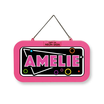 Personalisiertes Neon-Schild mit Name oder individuell gestaltbar, mit LED Leuchtmittel