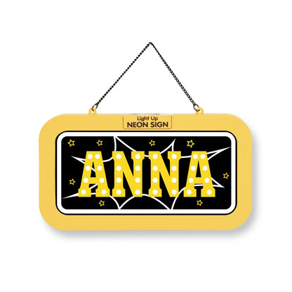 Personalisiertes Neon-Schild mit Name oder individuell gestaltbar, mit LED Leuchtmittel