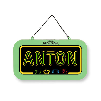 Personalisiertes Neon-Schild mit Name oder individuell gestaltbar, mit LED Leuchtmittel