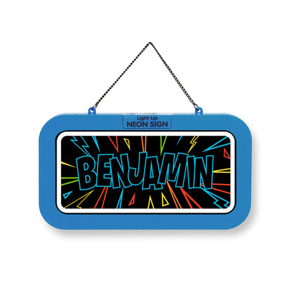Personalisiertes Neon-Schild mit Name oder individuell gestaltbar, mit LED Leuchtmittel