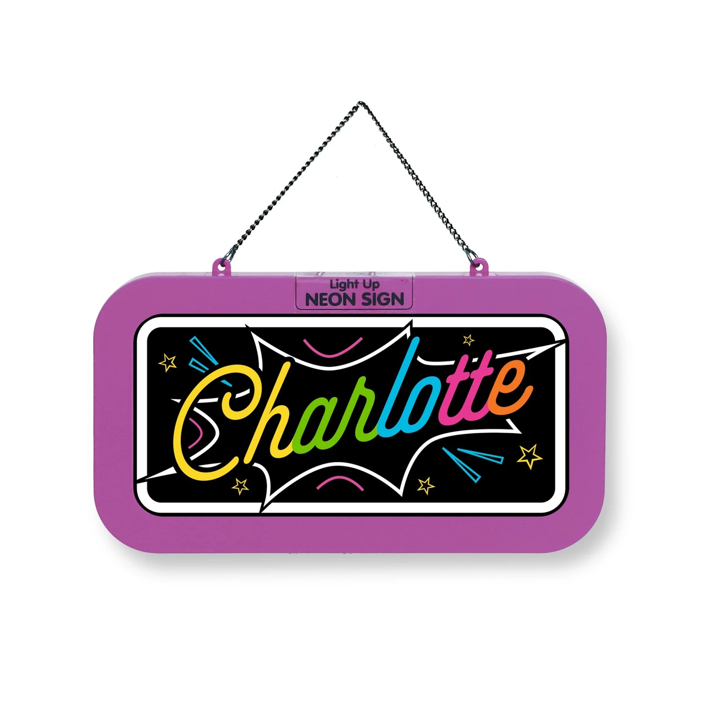 Personalisiertes Neon-Schild mit Name oder individuell gestaltbar, mit LED Leuchtmittel