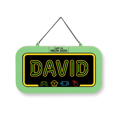 Personalisiertes Neon-Schild mit Name oder individuell gestaltbar, mit LED Leuchtmittel
