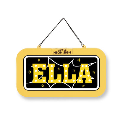 Personalisiertes Neon-Schild mit Name oder individuell gestaltbar, mit LED Leuchtmittel