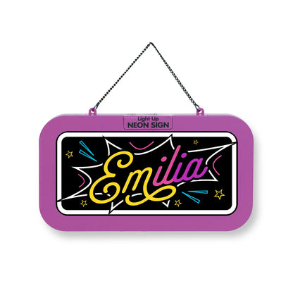 Personalisiertes Neon-Schild mit Name oder individuell gestaltbar, mit LED Leuchtmittel