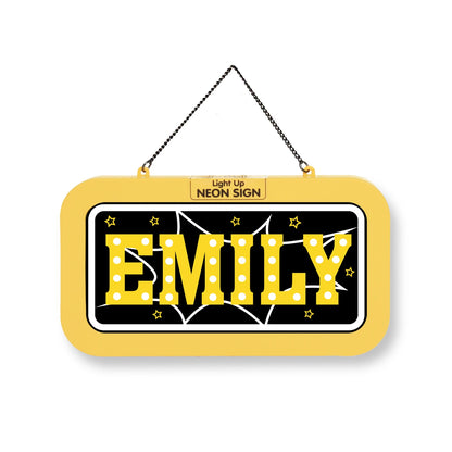 Personalisiertes Neon-Schild mit Name oder individuell gestaltbar, mit LED Leuchtmittel