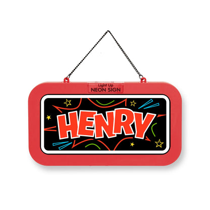 Personalisiertes Neon-Schild mit Name oder individuell gestaltbar, mit LED Leuchtmittel