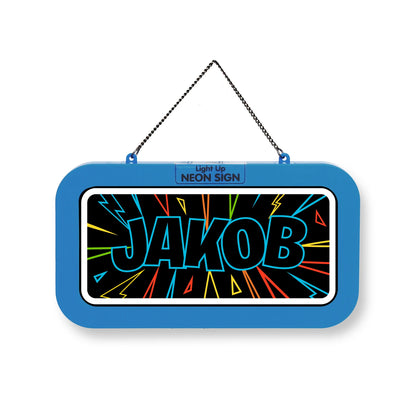 Personalisiertes Neon-Schild mit Name oder individuell gestaltbar, mit LED Leuchtmittel