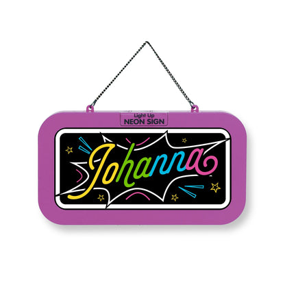 Personalisiertes Neon-Schild mit Name oder individuell gestaltbar, mit LED Leuchtmittel