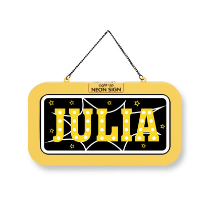 Personalisiertes Neon-Schild mit Name oder individuell gestaltbar, mit LED Leuchtmittel