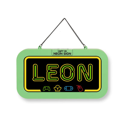 Personalisiertes Neon-Schild mit Name oder individuell gestaltbar, mit LED Leuchtmittel