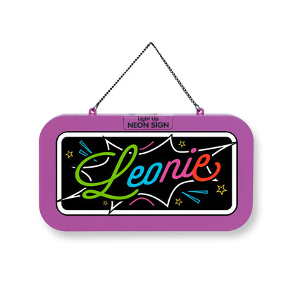 Personalisiertes Neon-Schild mit Name oder individuell gestaltbar, mit LED Leuchtmittel