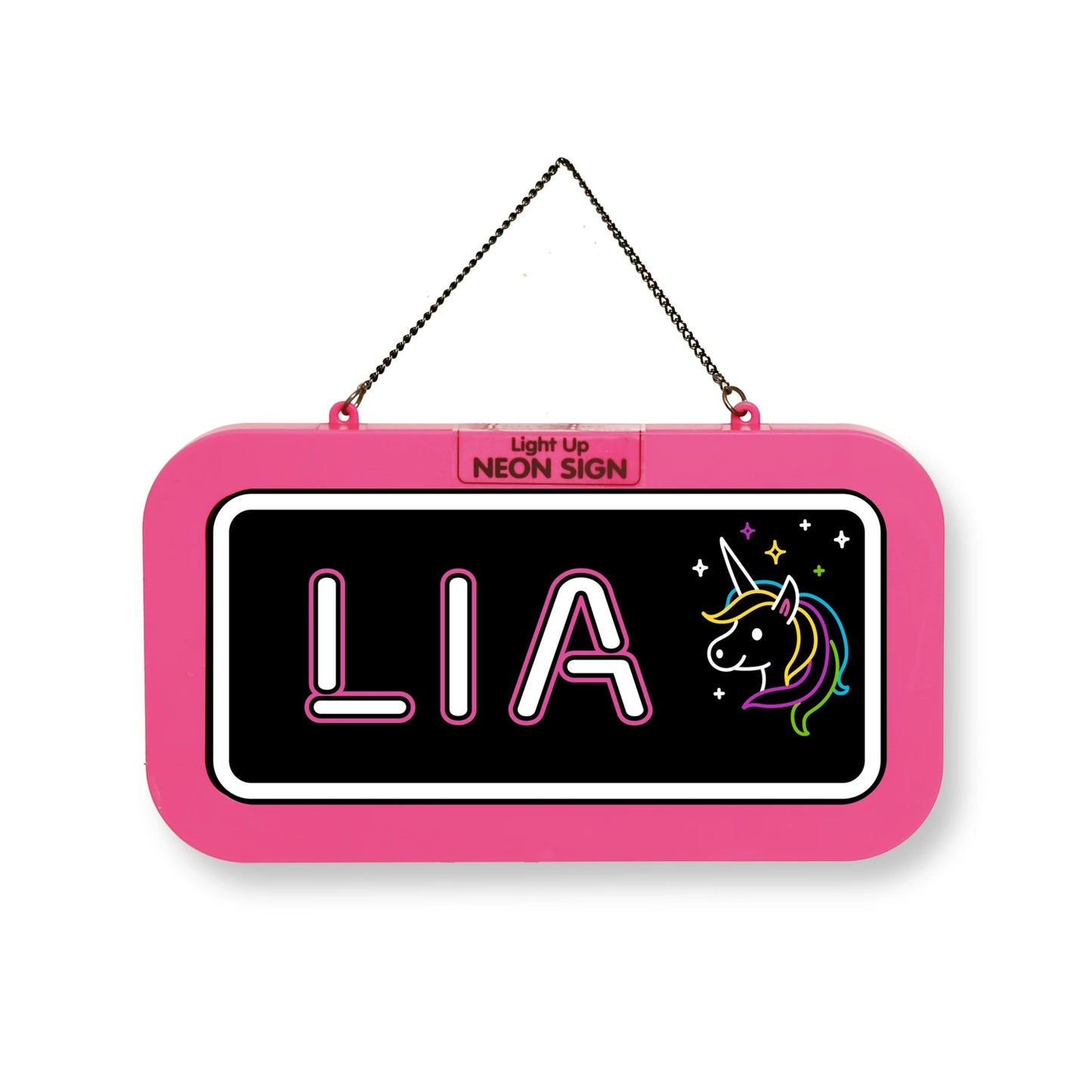 Personalisiertes Neon-Schild mit Name oder individuell gestaltbar, mit LED Leuchtmittel