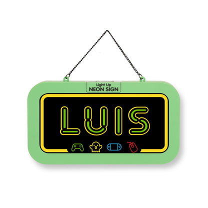 Personalisiertes Neon-Schild mit Name oder individuell gestaltbar, mit LED Leuchtmittel