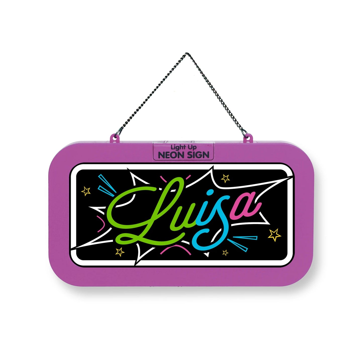 Personalisiertes Neon-Schild mit Name oder individuell gestaltbar, mit LED Leuchtmittel