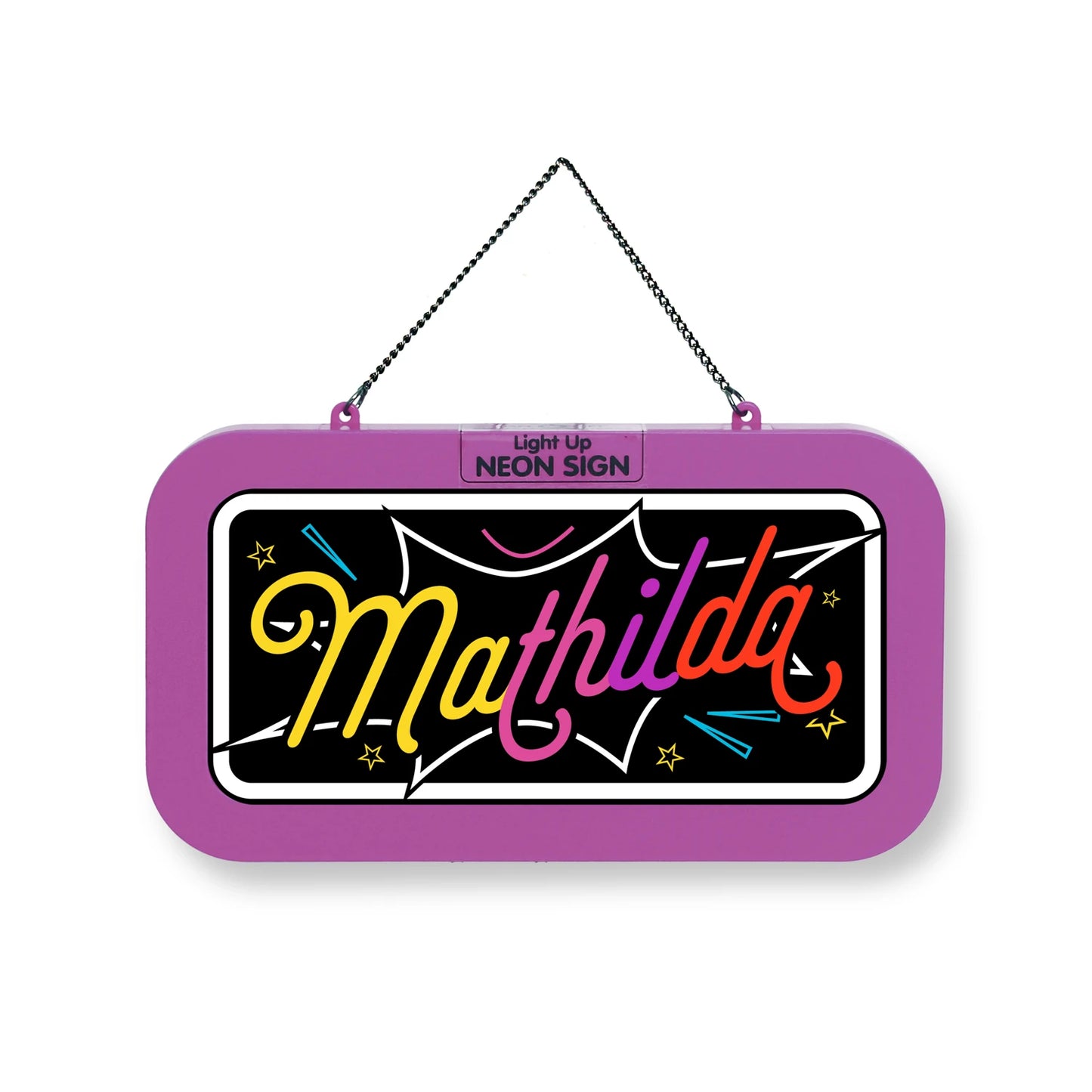 Personalisiertes Neon-Schild mit Name oder individuell gestaltbar, mit LED Leuchtmittel