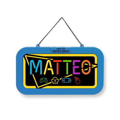 Personalisiertes Neon-Schild mit Name oder individuell gestaltbar, mit LED Leuchtmittel