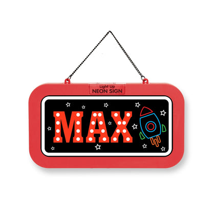 Personalisiertes Neon-Schild mit Name oder individuell gestaltbar, mit LED Leuchtmittel