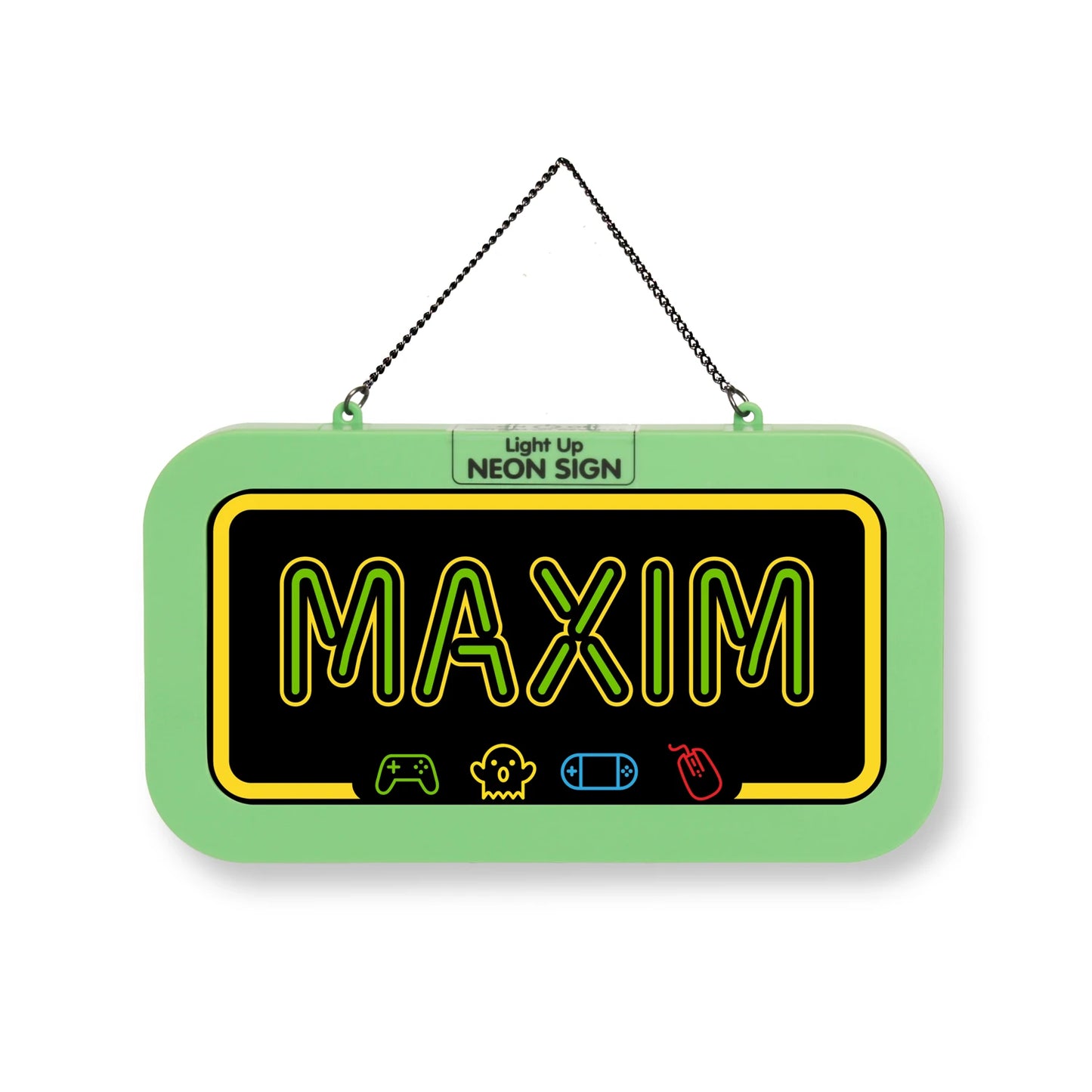 Personalisiertes Neon-Schild mit Name oder individuell gestaltbar, mit LED Leuchtmittel