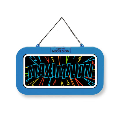Personalisiertes Neon-Schild mit Name oder individuell gestaltbar, mit LED Leuchtmittel