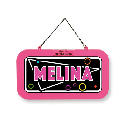 Personalisiertes Neon-Schild mit Name oder individuell gestaltbar, mit LED Leuchtmittel