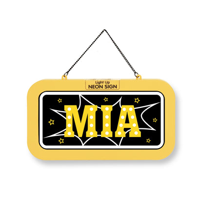Personalisiertes Neon-Schild mit Name oder individuell gestaltbar, mit LED Leuchtmittel