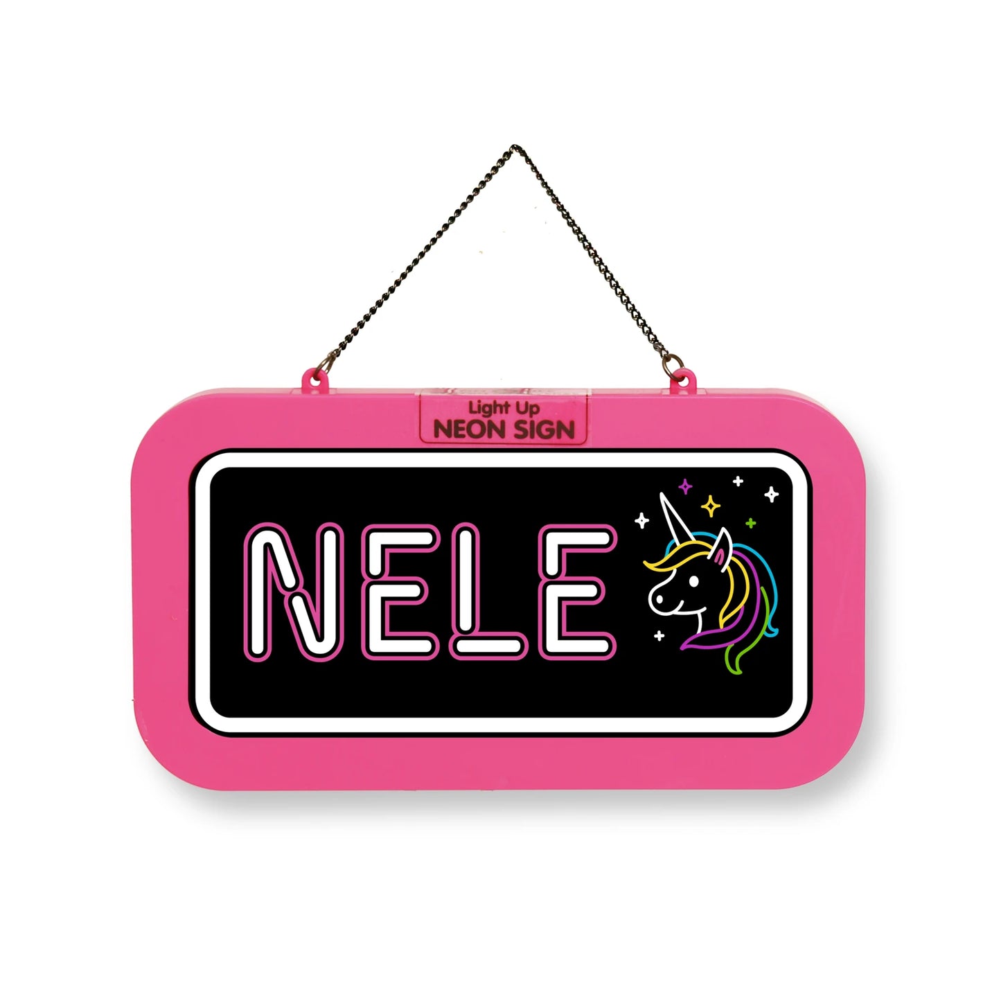 Personalisiertes Neon-Schild mit Name oder individuell gestaltbar, mit LED Leuchtmittel