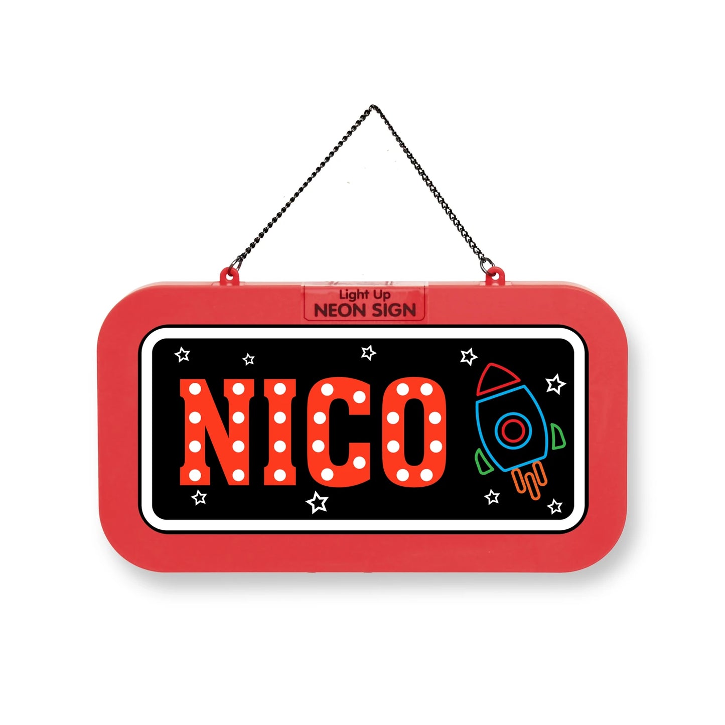 Personalisiertes Neon-Schild mit Name oder individuell gestaltbar, mit LED Leuchtmittel