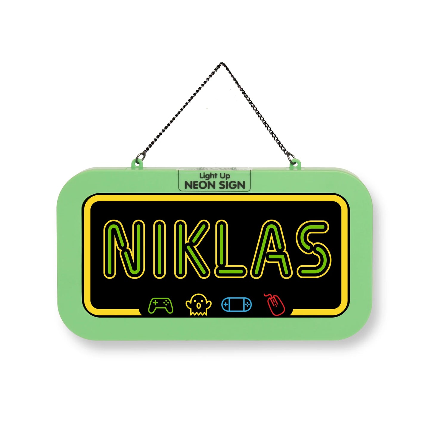 Personalisiertes Neon-Schild mit Name oder individuell gestaltbar, mit LED Leuchtmittel