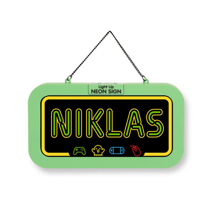 Personalisiertes Neon-Schild mit Name oder individuell gestaltbar, mit LED Leuchtmittel