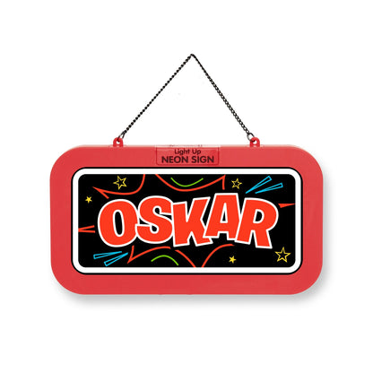 Personalisiertes Neon-Schild mit Name oder individuell gestaltbar, mit LED Leuchtmittel