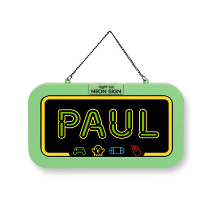 Personalisiertes Neon-Schild mit Name oder individuell gestaltbar, mit LED Leuchtmittel