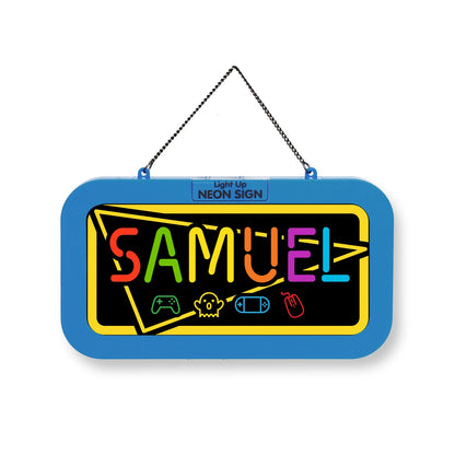 Personalisiertes Neon-Schild mit Name oder individuell gestaltbar, mit LED Leuchtmittel