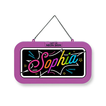 Personalisiertes Neon-Schild mit Name oder individuell gestaltbar, mit LED Leuchtmittel