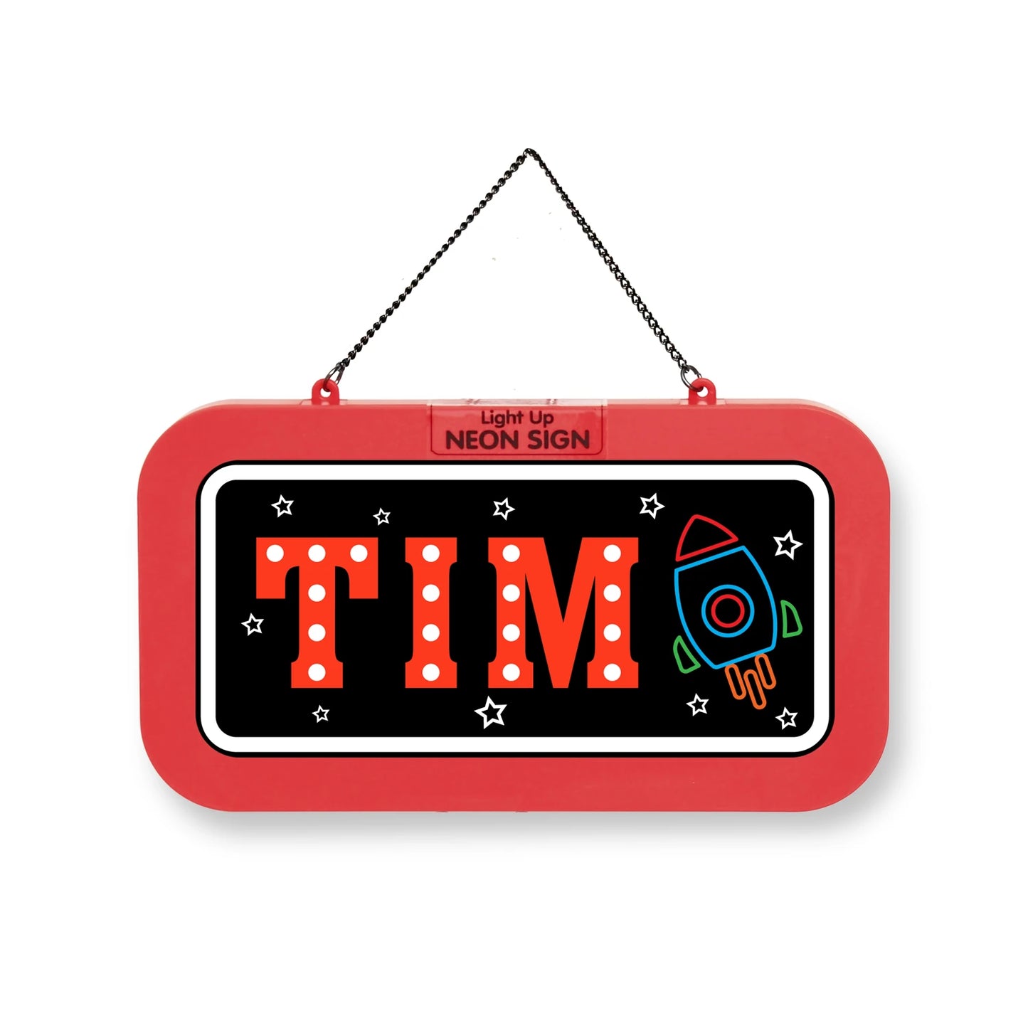 Personalisiertes Neon-Schild mit Name oder individuell gestaltbar, mit LED Leuchtmittel