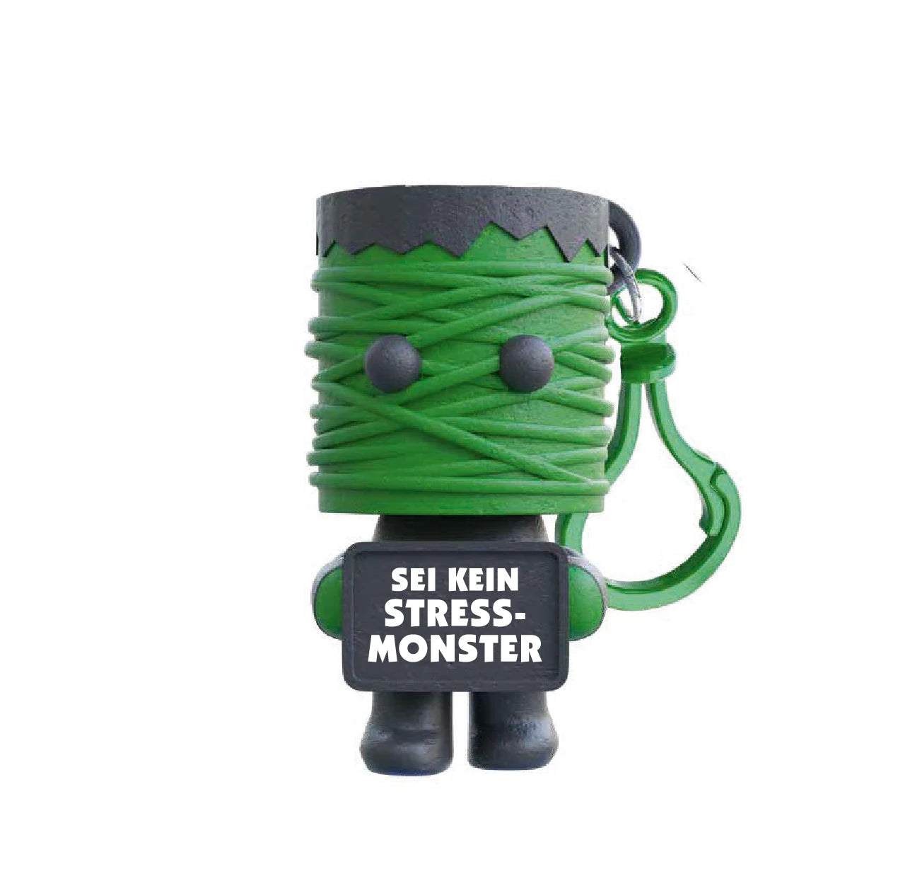 Stresspuppe Anhänger – Antistress Figur mit Spruch oder Bezeichnung in vielen Designs