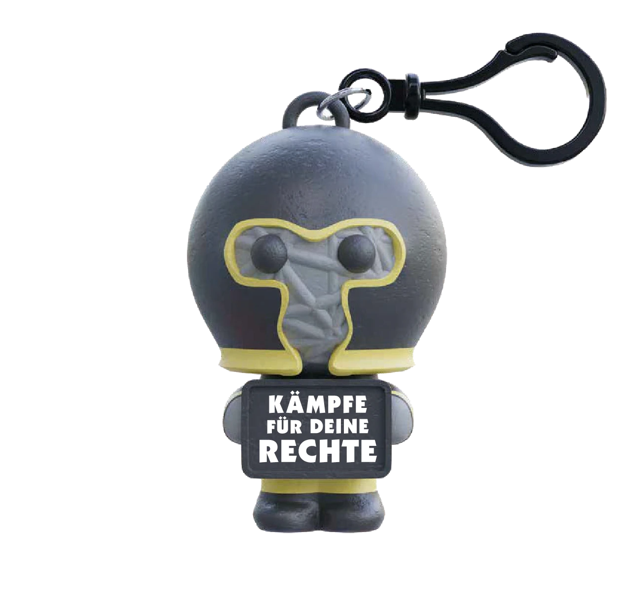 Stresspuppe Anhänger – Antistress Figur mit Spruch oder Bezeichnung in vielen Designs
