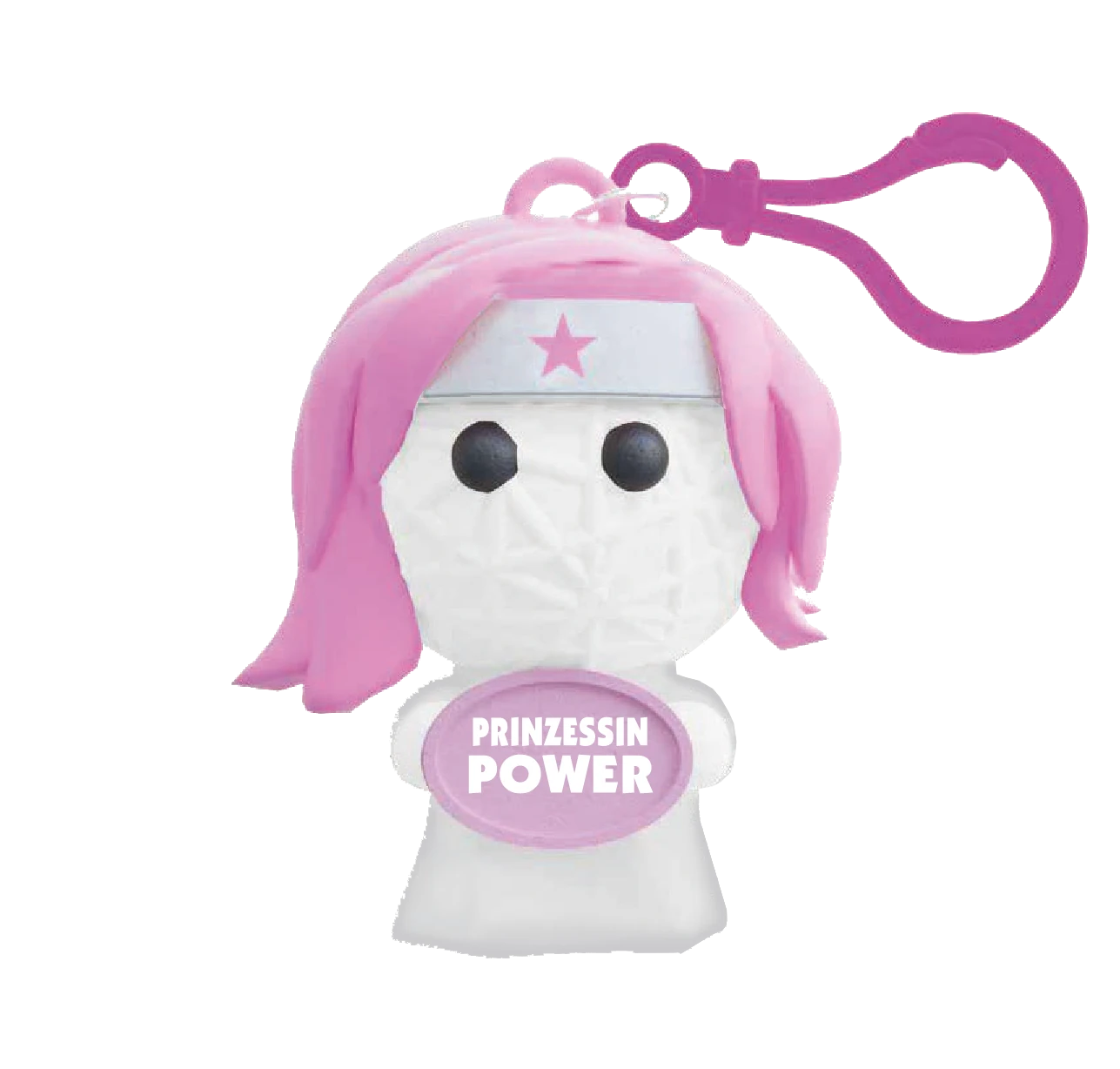 Stresspuppe Anhänger – Antistress Figur mit Spruch oder Bezeichnung in vielen Designs