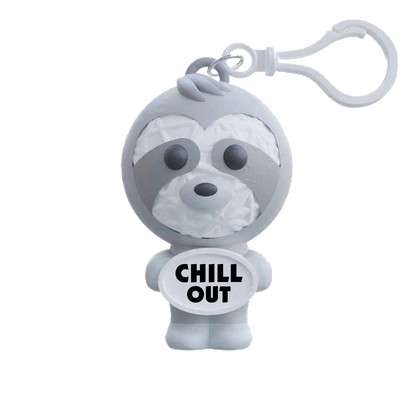 Stresspuppe Anhänger – Antistress Figur mit Spruch oder Bezeichnung in vielen Designs