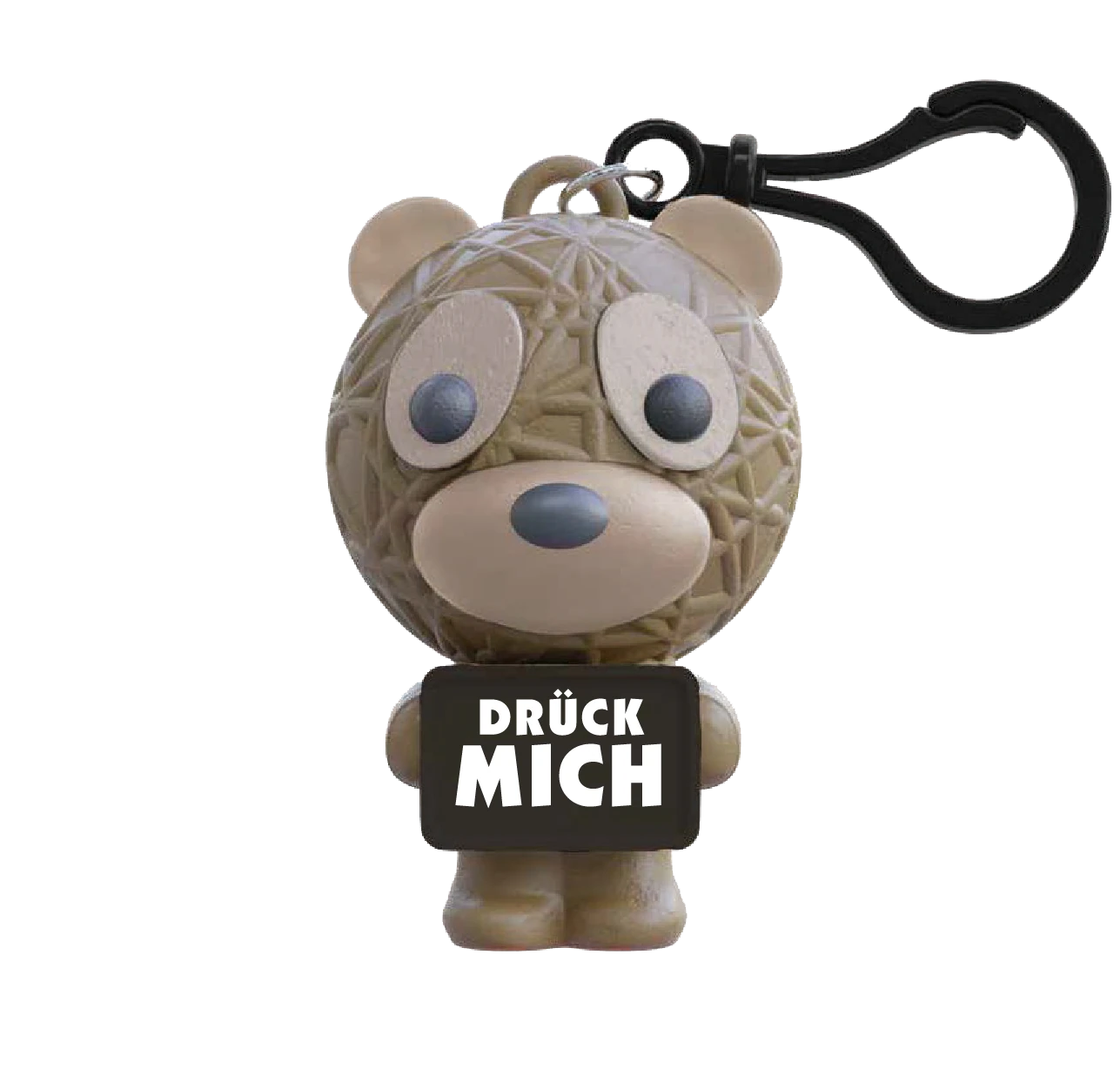 Stresspuppe Anhänger – Antistress Figur mit Spruch oder Bezeichnung in vielen Designs