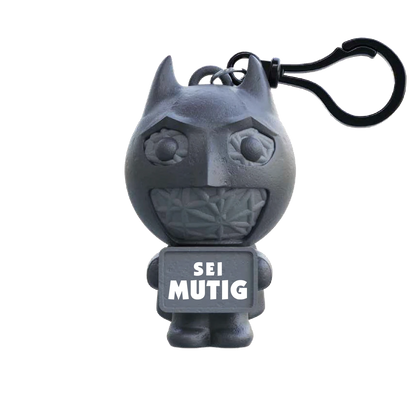 Stresspuppe Anhänger – Antistress Figur mit Spruch oder Bezeichnung in vielen Designs