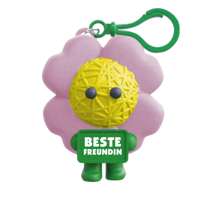 Stresspuppe Anhänger – Antistress Figur mit Spruch oder Bezeichnung in vielen Designs