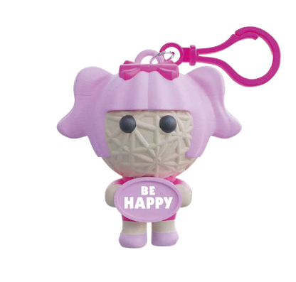 Stresspuppe Anhänger – Antistress Figur mit Spruch oder Bezeichnung in vielen Designs