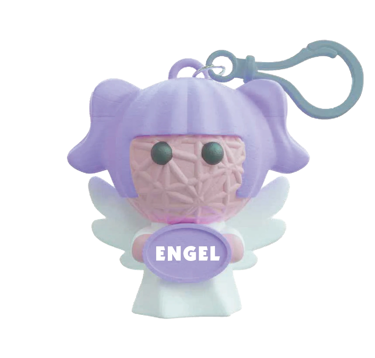 Stresspuppe Anhänger – Antistress Figur mit Spruch oder Bezeichnung in vielen Designs